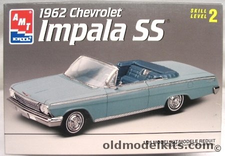 AMT 1/25 1962 Chevrolet Impala 409 SS Convertible, 8209 plastic model kit